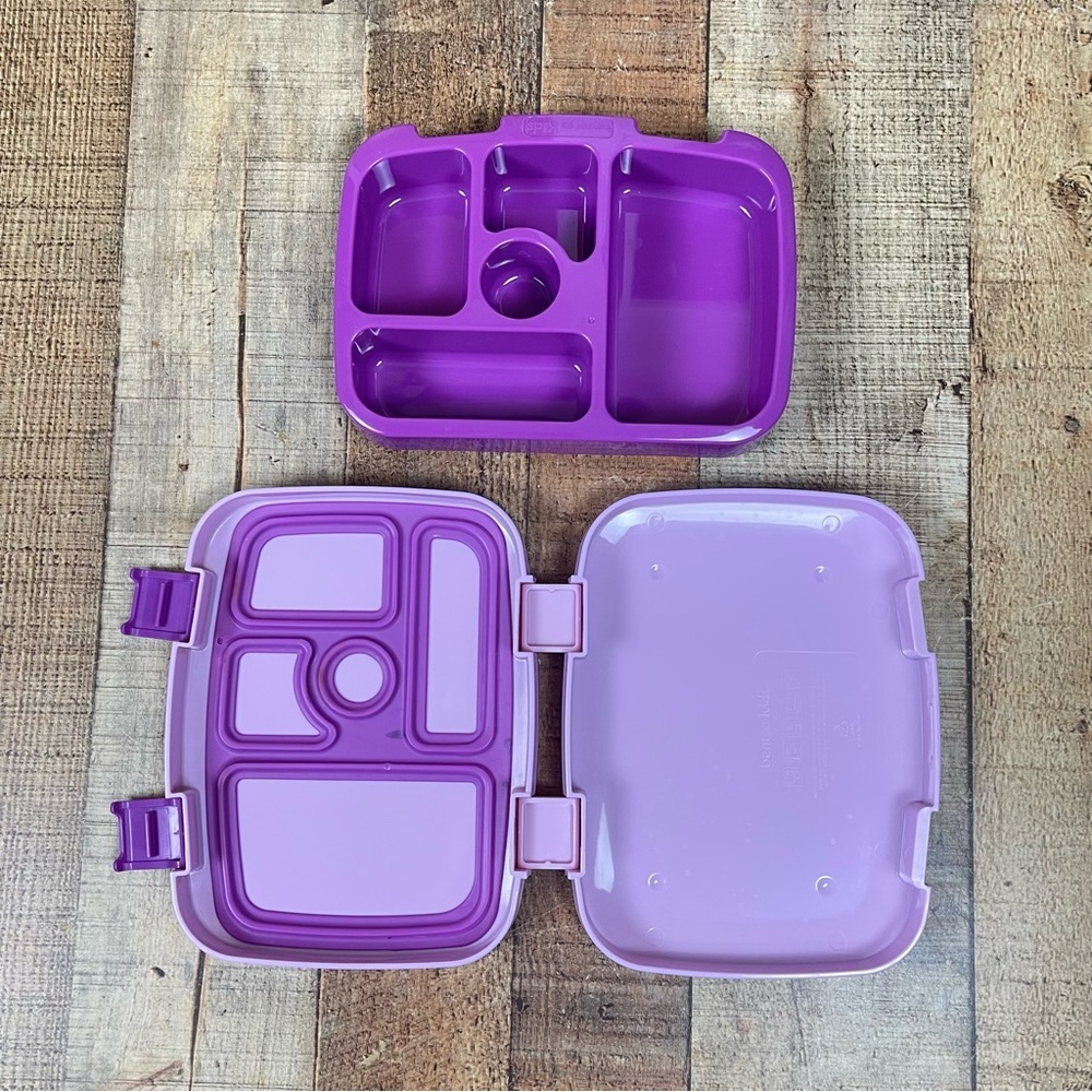 Bentgo Kids Lunch Box Container Purple 5 Compartment School